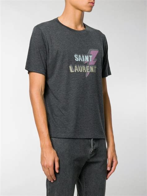 ysl lightning t shirt|lightning bolt logo T.